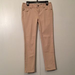 Miss me khaki colored skinny jeans